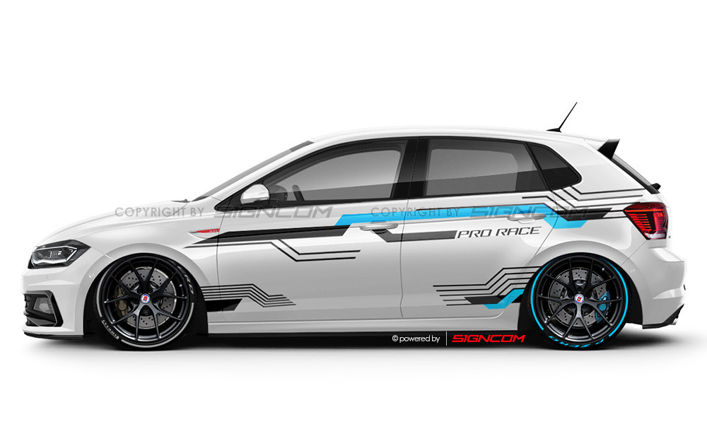 Race Art Aufkleber Set 22 | Racing Art Car Graphic Kit 22