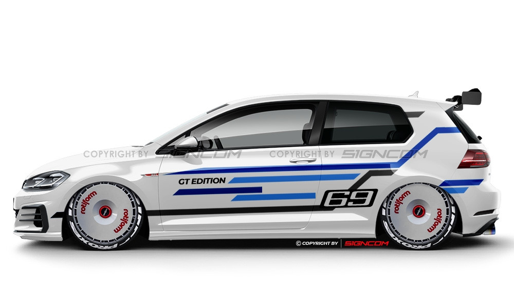 Race Art Aufkleber Set 24 | Racing Art Car Graphic Kit 24 - Twenty Four