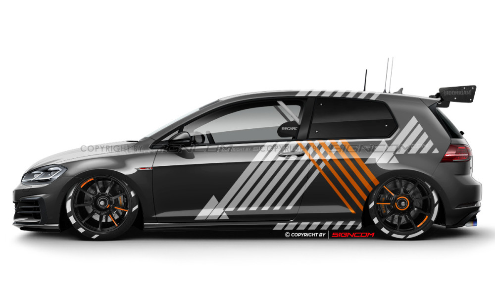 Race Art Aufkleber Set 41 | Racing Art Car Graphic Kit 41 - Fourty One