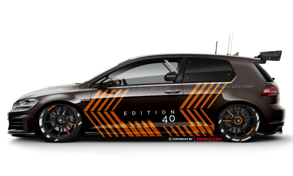 Race Art Aufkleber Set 42 | Racing Art Car Graphic Kit 42 - Fourty Two