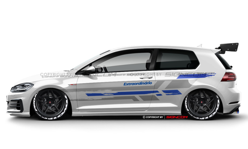 Race Art Aufkleber Set 44 | Racing Art Car Graphic Kit 44 - Forty Four