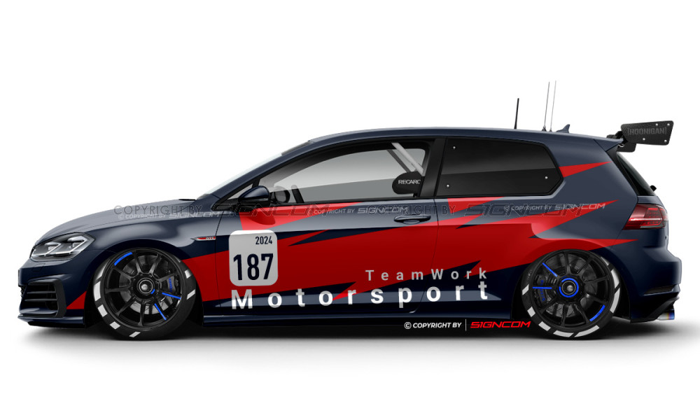 Race Art Aufkleber Set 45 | Racing Art Car Graphic Kit 45 - Forty Five