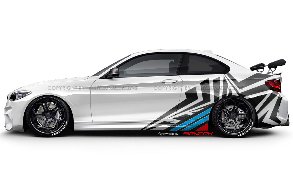 Race Art Aufkleber Set 02 | Racing Art Car Graphic Kit 02