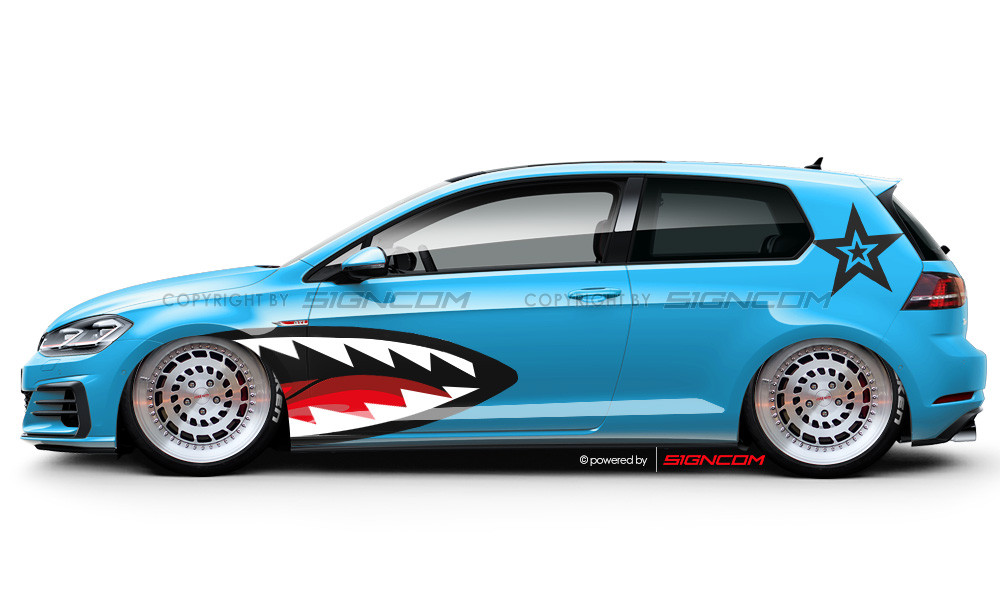 Race Art Aufkleber Set 03 | Racing Art Car Graphic Kit 03