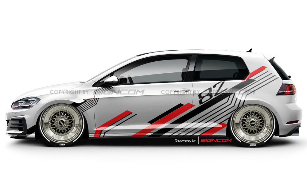 Race Art Aufkleber Set 07 | Racing Art Car Graphic Kit 07