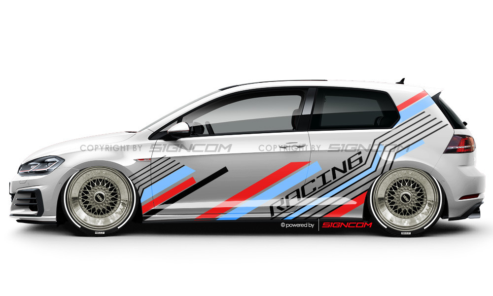 Race Art Aufkleber Set 08 | Racing Art Car Graphic Kit 08