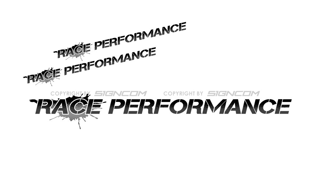 Race Performance Schriftzug