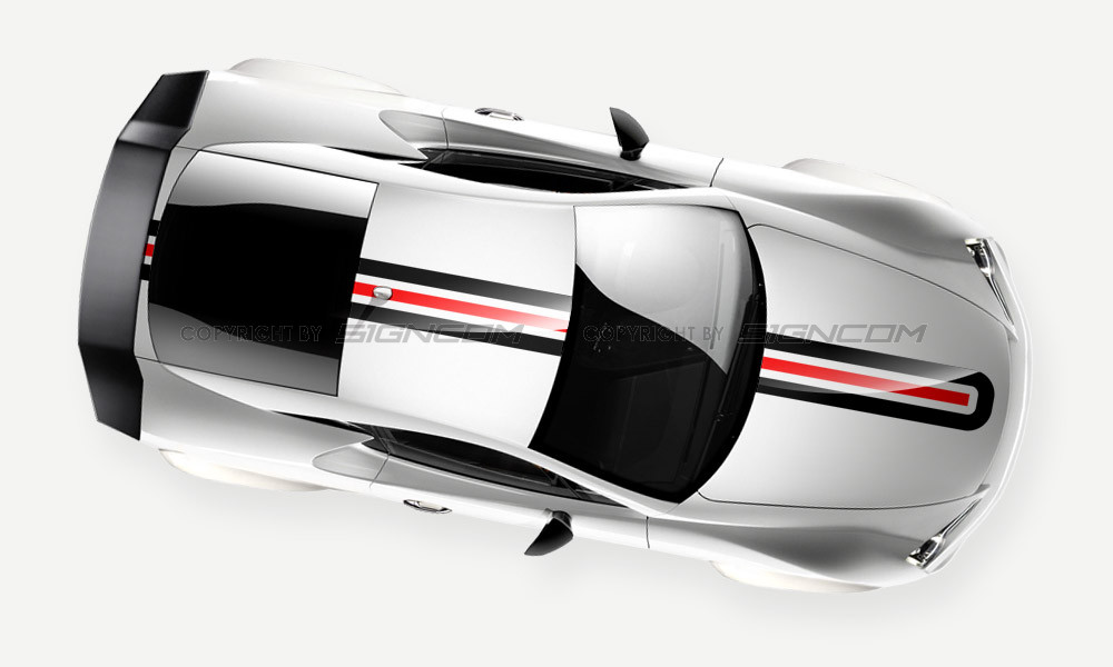 Rallyestreifen, Viperstreifen Color 02 Set