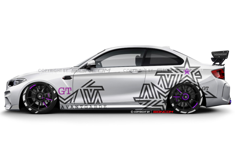 STA Set 04 Aufkleber Set | STA 04 Car Graphic Kit