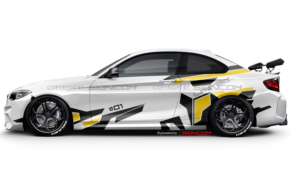 Techni Set 01 Limited Autoaufkleber