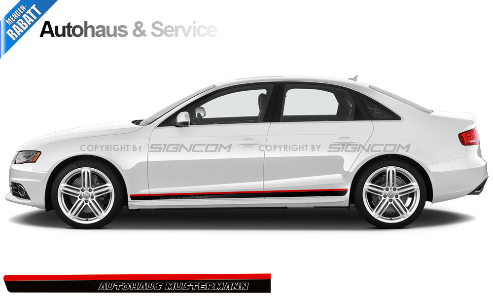 Fahrzeugbeschriftung Set 7